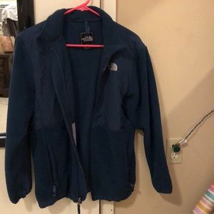 North face navy fleece